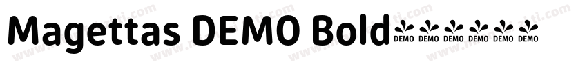 Magettas DEMO Bold字体转换
